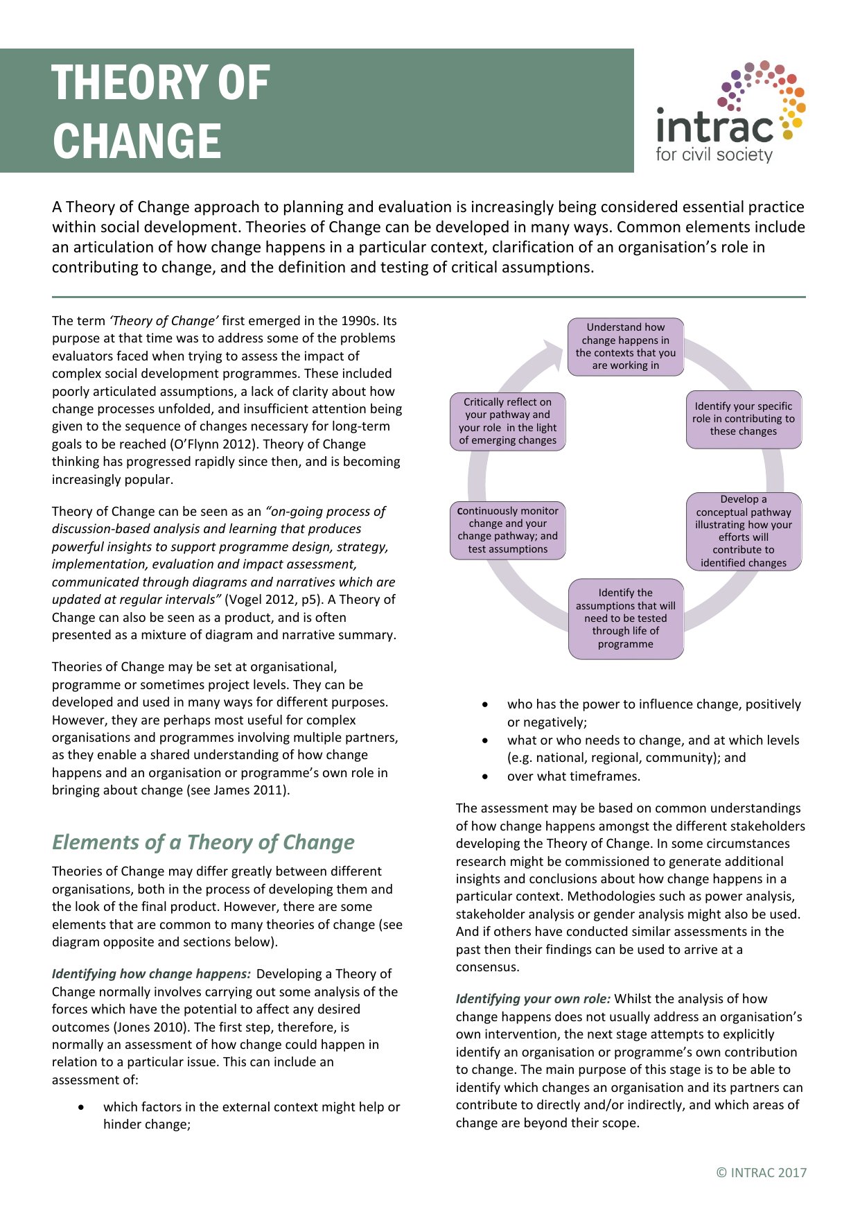 Cover image for Theory of Change